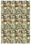 Rice Paper A4 MIXED 4/Pkg Cabinet Of Curiosities