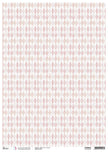 Rice Paper A3 Piuma Pink Lozenges -  3 Sheets