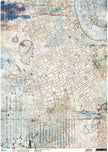 Rice Paper A3 Piuma London's Alleys - 3 Sheets