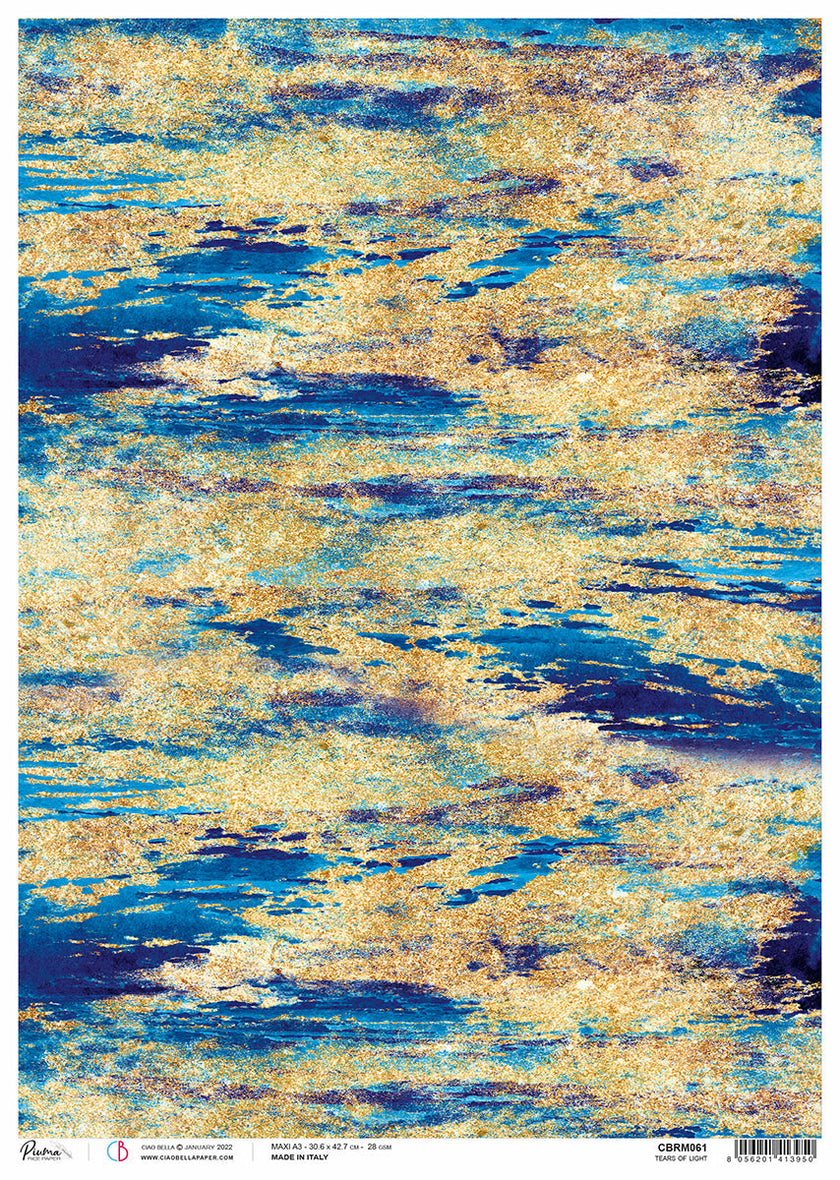 Rice Paper A3 Piuma Tears of light - 3 Sheets