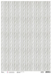 Ciao Bella Rice Paper A3 Piuma Woollen Weft - 3 Sheets