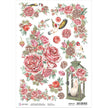 Ciao Bella Rice Paper A4 Frozen Roses