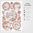 Ciao Bella Rice Paper A4 Frozen Roses Medallions