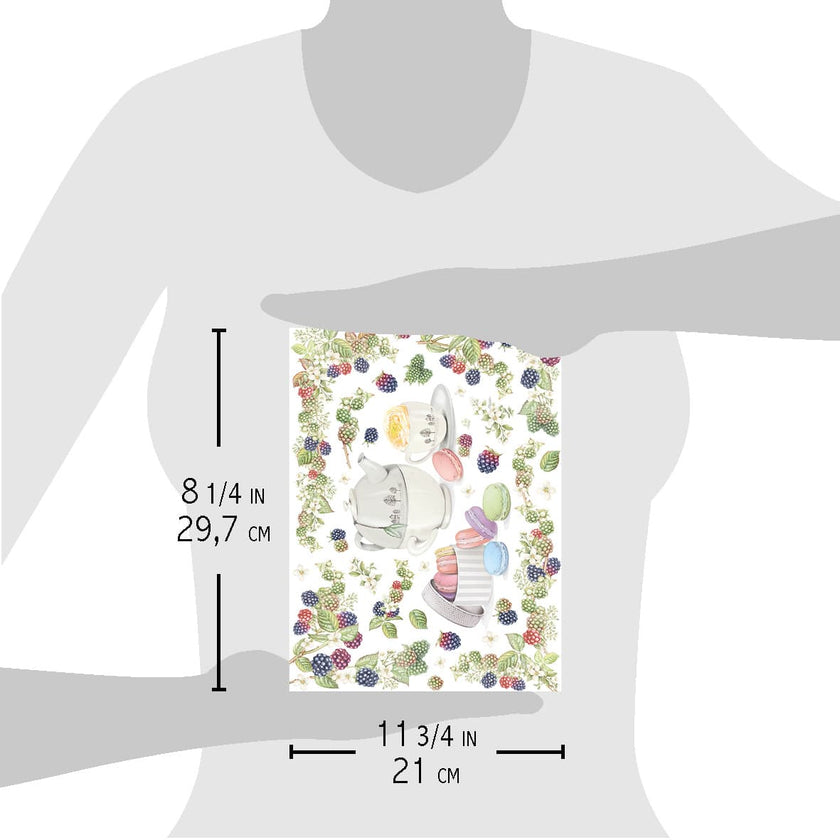 Ciao Bella Rice Paper A4 Tea Break With Macarons