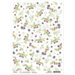 Ciao Bella Rice Paper A4 Blackberry Garden