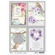 Ciao Bella Rice Paper A4 Sparrow Hill Cards