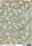 Rice Paper A4  Piuma Royal Postmarks - 5 Sheets