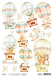 Ciao Bella Rice Paper A4 Piuma Tenderness - 5 Sheets