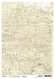 Ciao Bella Rice Paper A4 Piuma Caribbean Destination - 5 Sheets