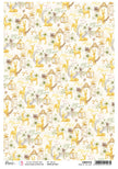 Ciao Bella Rice Paper A4 Piuma Magic Of The Year - 5 Sheets
