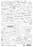 Rice Paper A4 Piuma Vintage Delight - 5 Sheets
