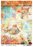Rice Paper A4 Coral Reef - 5 Sheets