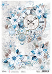 Rice Paper A4 Snowy Time - 5 Sheets