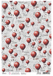 Rice Paper A4 Velvet Dreams - 5 Sheets
