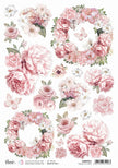 Rice Paper A4 Essence of Spring - 5 Sheets