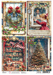 Rice Paper A4 Toy Shop Cards - 5 Sheets