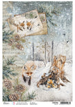 Rice Paper A4 Foxglow - 5 Sheets