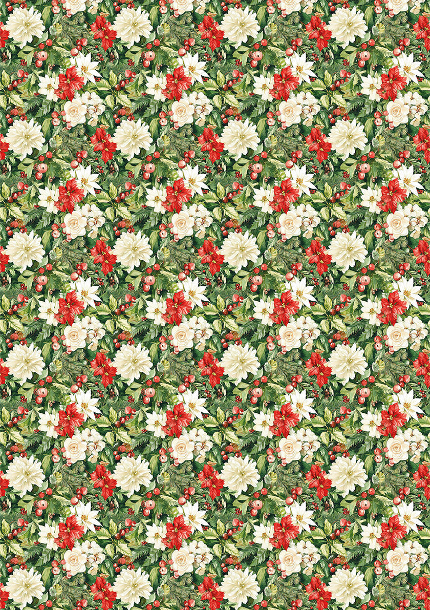 Rice Paper A5 Mixed 8/Pkg Christmas Vibes