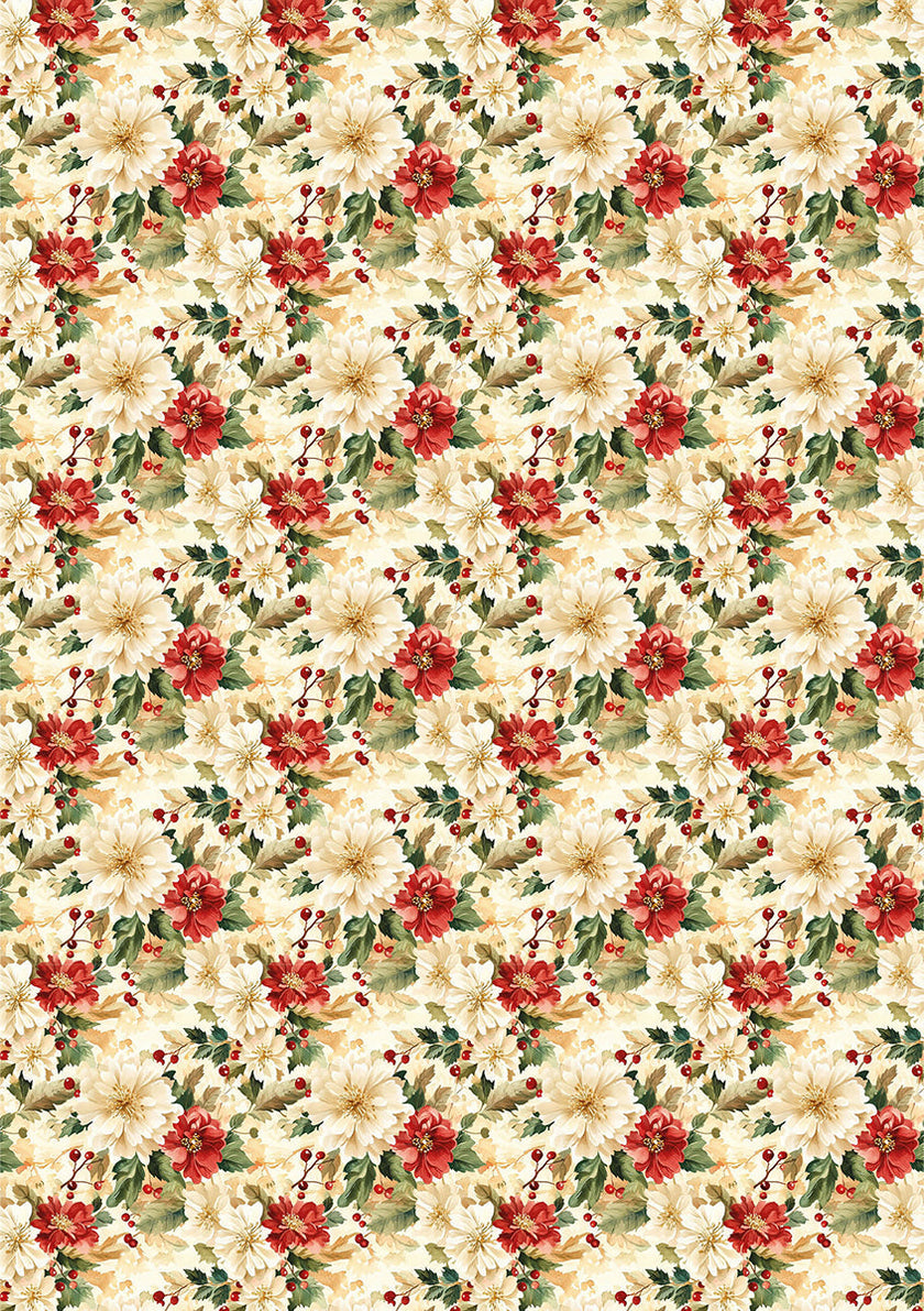 Rice Paper A5 Mixed 8/Pkg Christmas Vibes