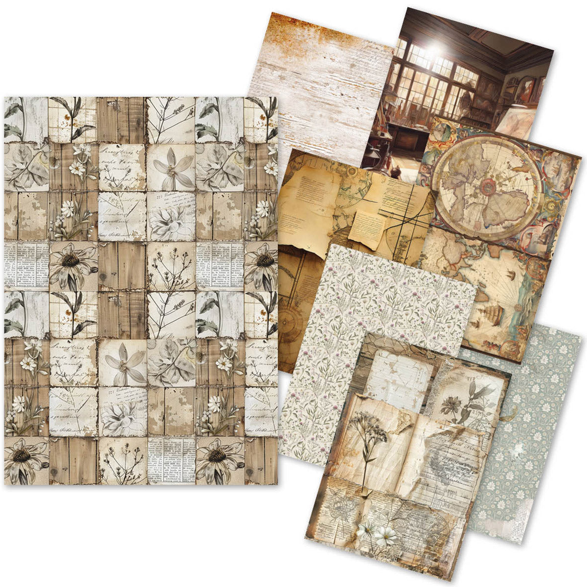 Rice Paper A5 MIXED 8/Pkg Codex