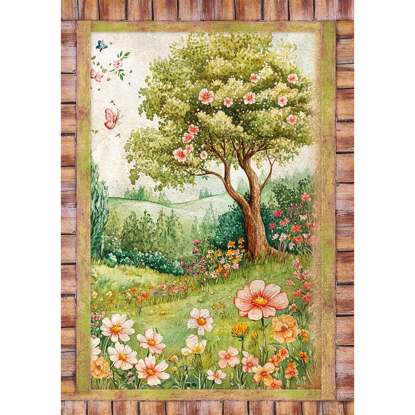 Rice Paper A5 MIXED 8/Pkg Woodland Party