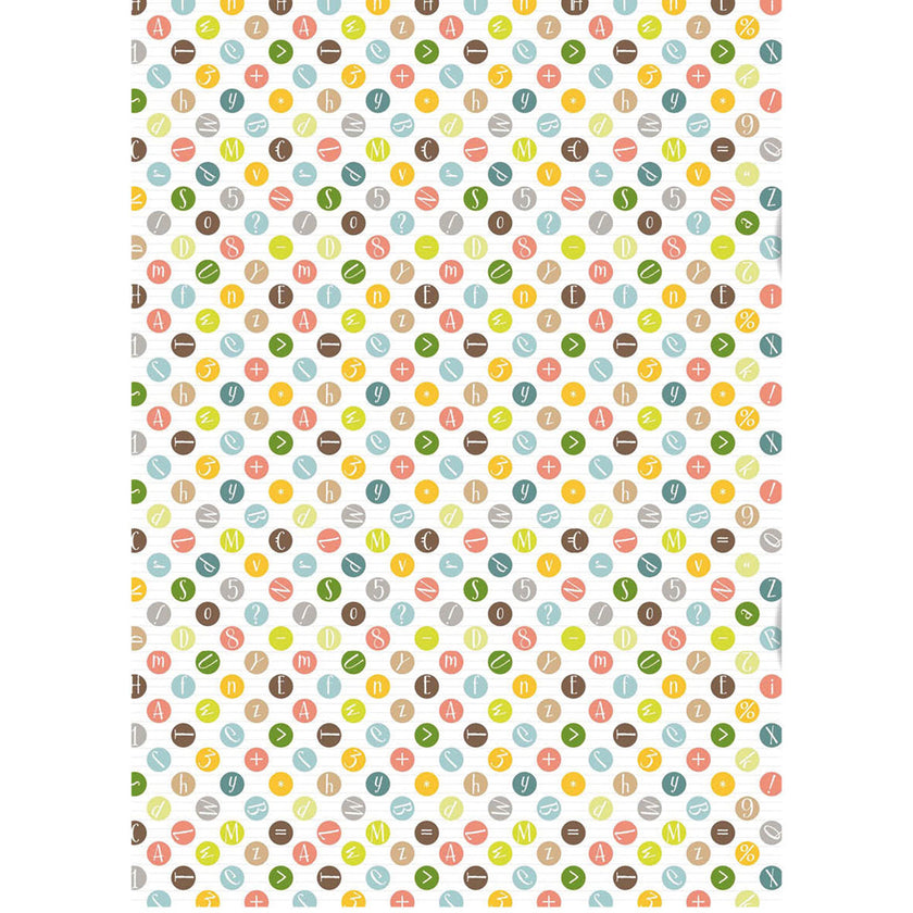 Rice Paper A5 MIXED 8/Pkg Back To School
