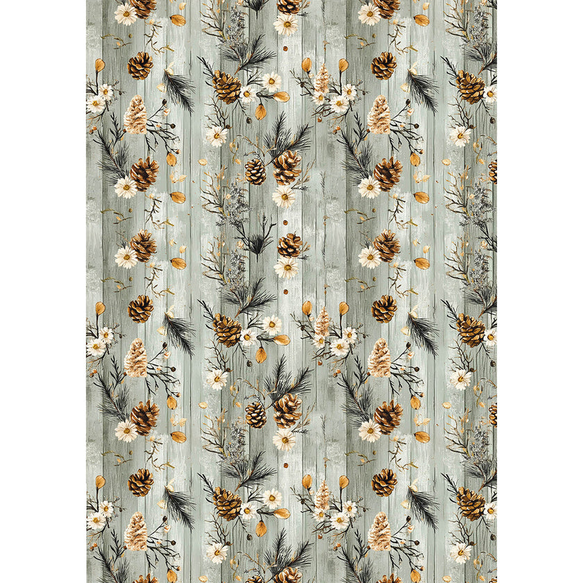 Rice Paper A5 MIXED 8/Pkg Hot Cocoa & Holly