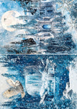 Rice Paper A5 MIXED 8/Pkg Frozen Land