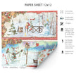 Ciao Bella Snowmen Paper Sheet 12