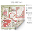 Ciao Bella Frozen Roses Cards Paper Sheet 12