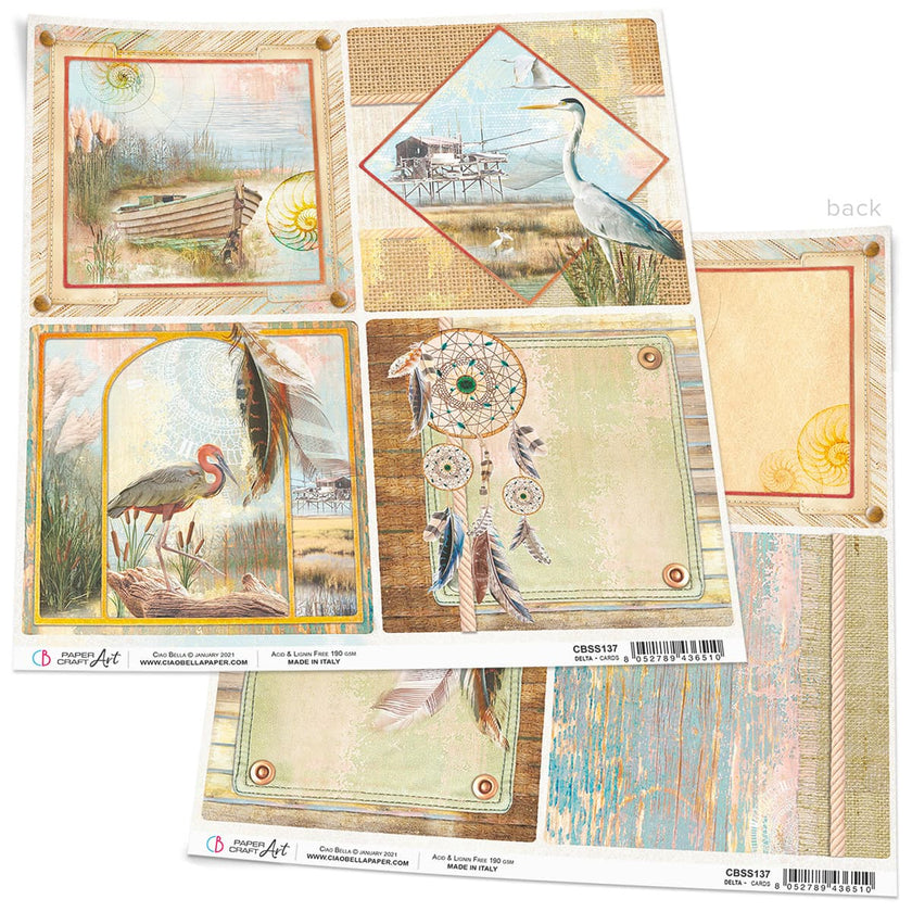 Ciao Bella Delta Cards Paper Sheet 12