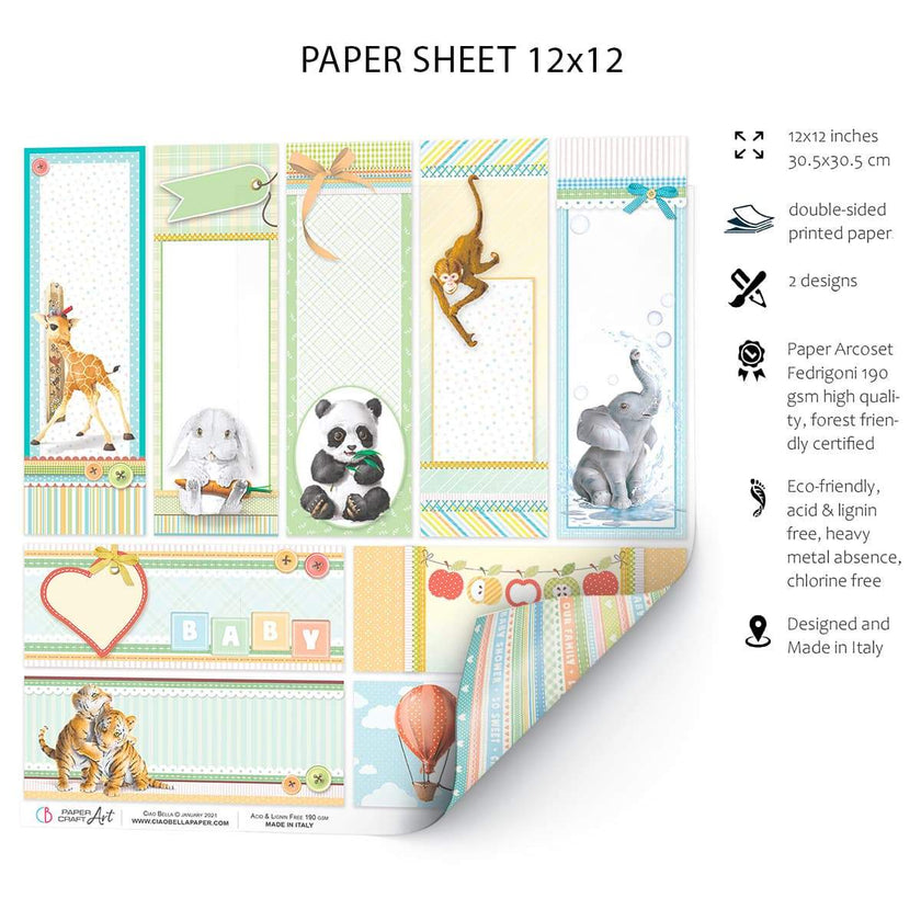 Ciao Bella Save the Date Paper Sheet 12