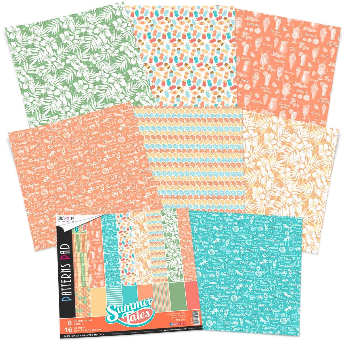 Ciao Bella Summer Tales Patterns Pad 12