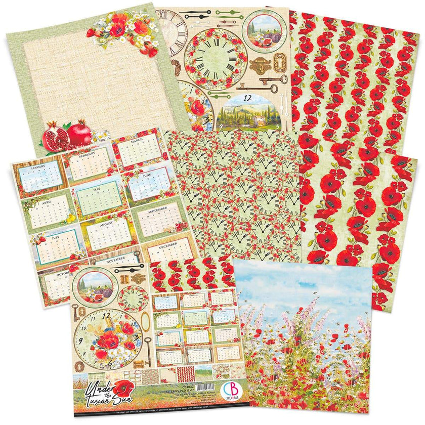Ciao Bella Under The Tuscan Sun Patterns Pad 12