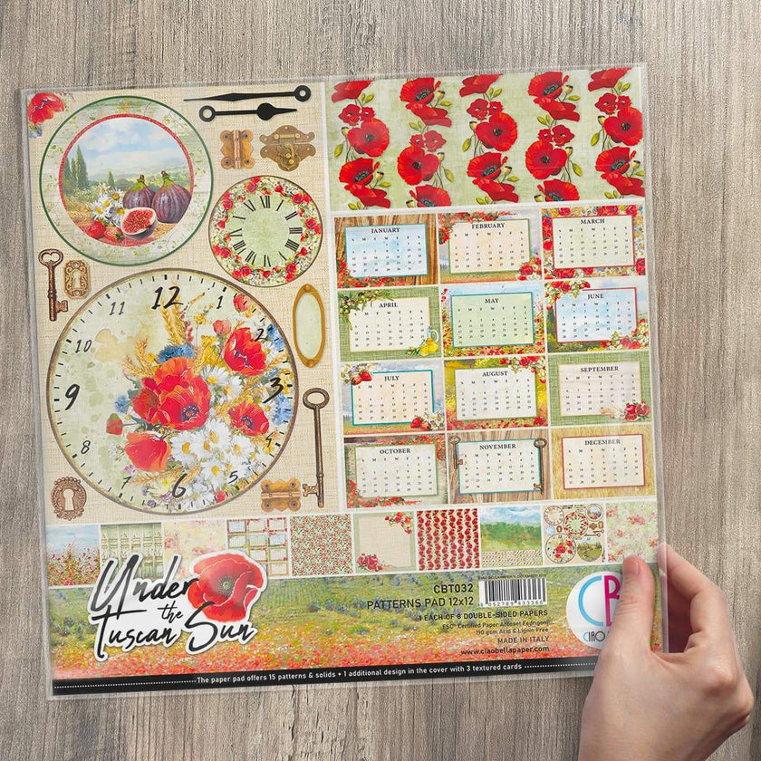 Ciao Bella Under The Tuscan Sun Patterns Pad 12