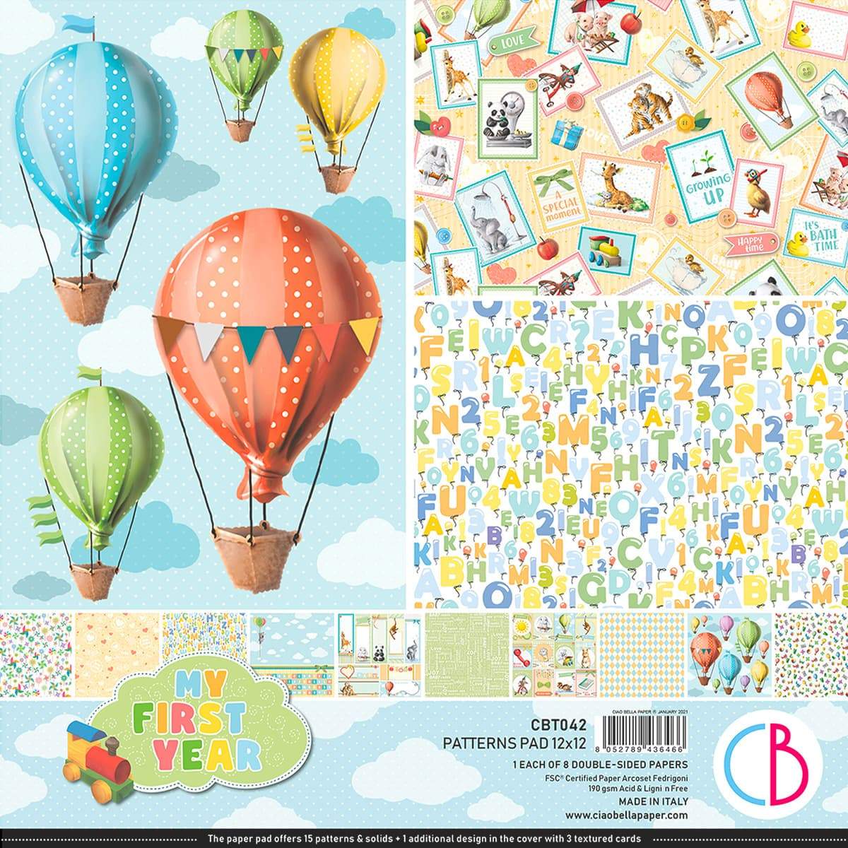 Ciao Bella My First Year Patterns Pad 12