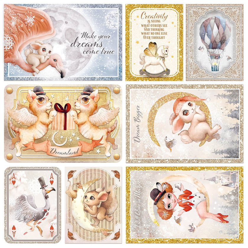 Dreamland Patterns Pad 12x12 8/Pkg