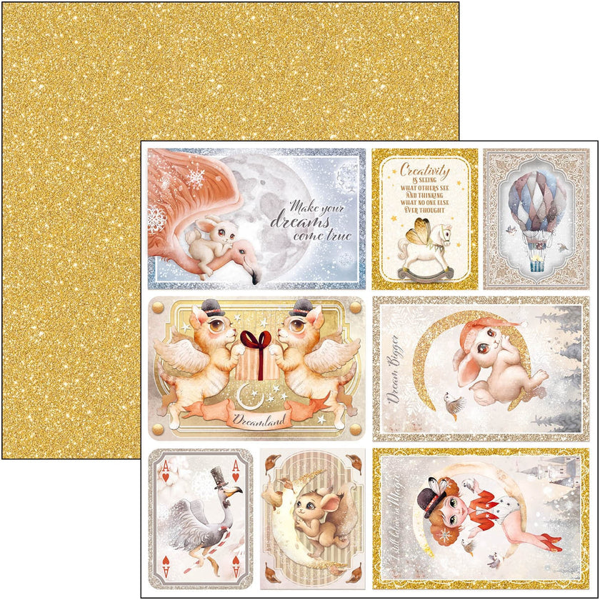 Dreamland Patterns Pad 12x12 8/Pkg