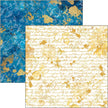 Indigo Patterns Pad 12x12 8/Pkg