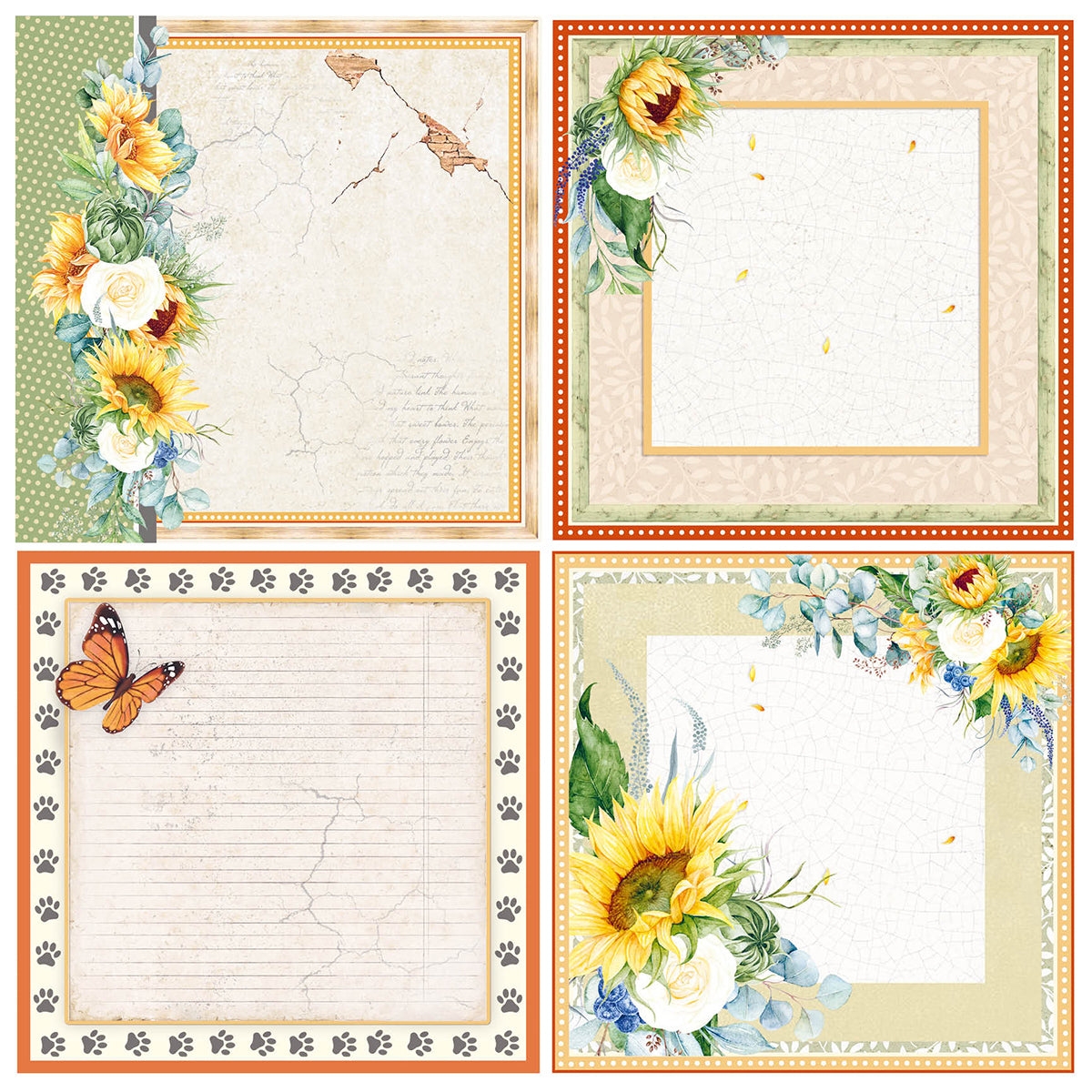 Ciao Bella Farmhouse Garden Patterns Pad 12