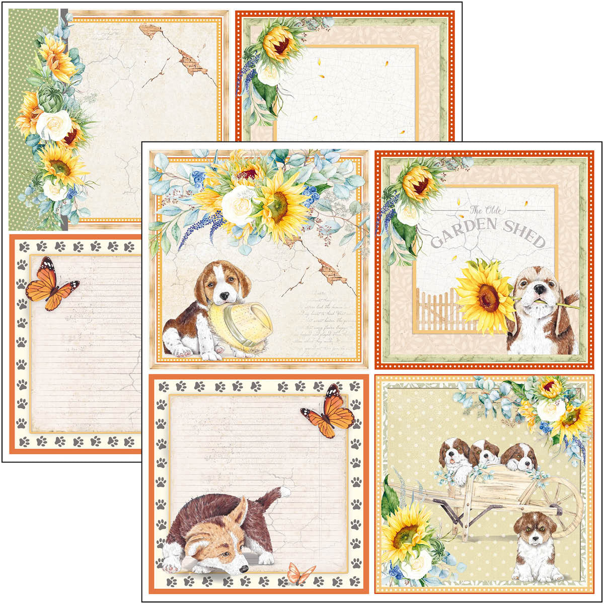 Ciao Bella Farmhouse Garden Patterns Pad 12
