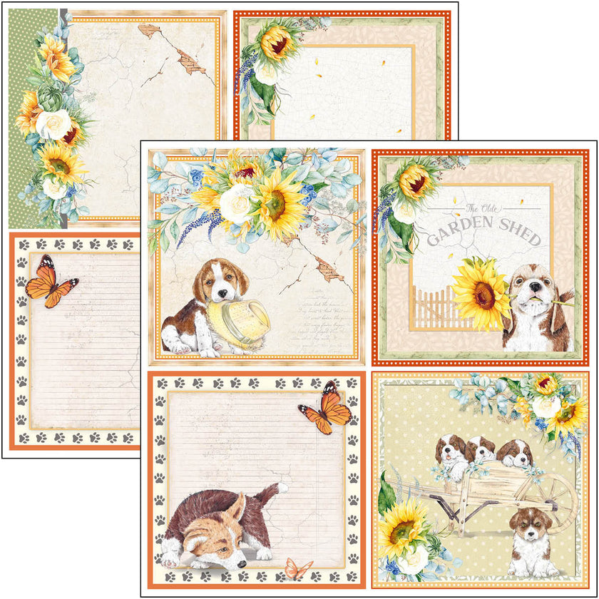 Ciao Bella Farmhouse Garden Patterns Pad 12