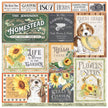 Ciao Bella Farmhouse Garden Patterns Pad 12