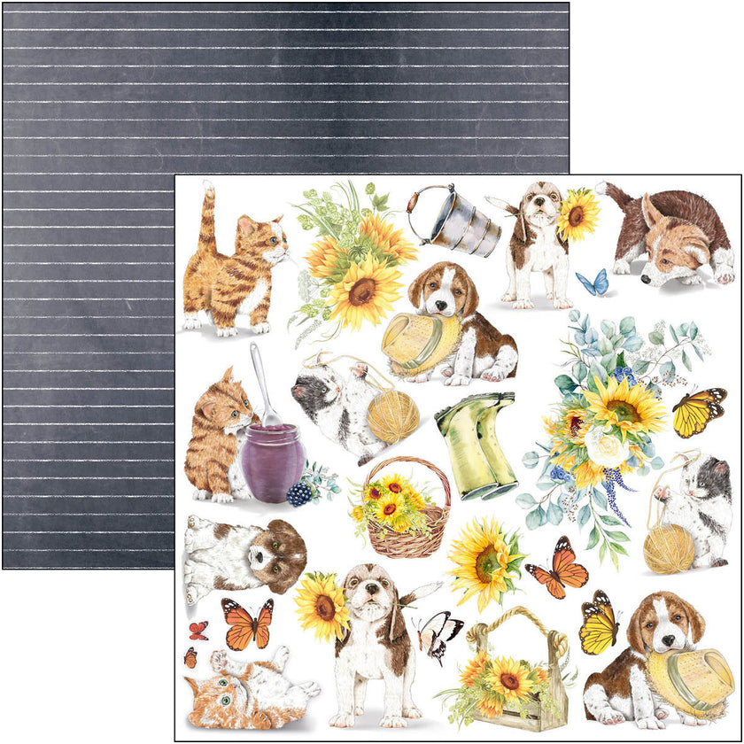 Ciao Bella Farmhouse Garden Patterns Pad 12