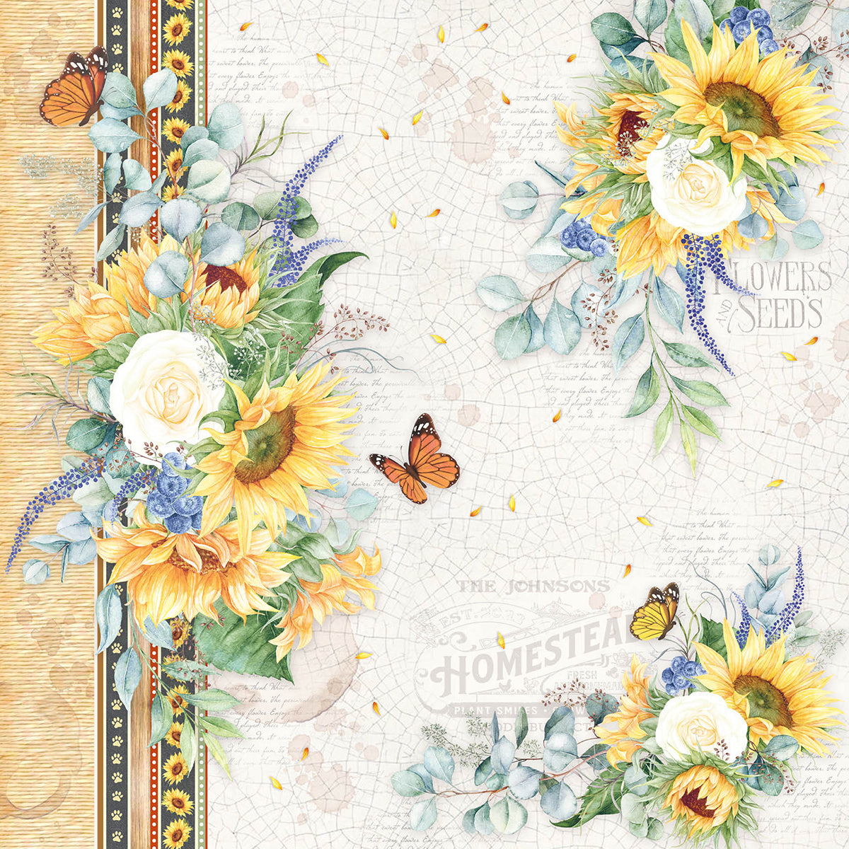Ciao Bella Farmhouse Garden Patterns Pad 12