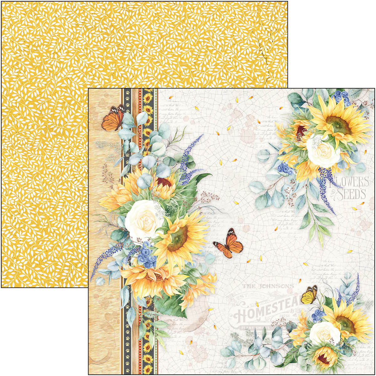 Ciao Bella Farmhouse Garden Patterns Pad 12