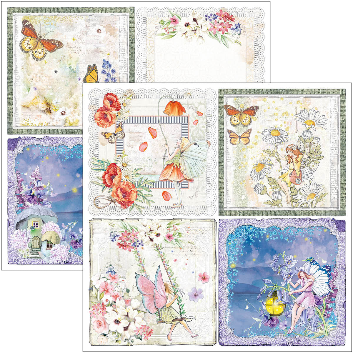 Ciao Bella Enchanted Land Patterns Pad 12