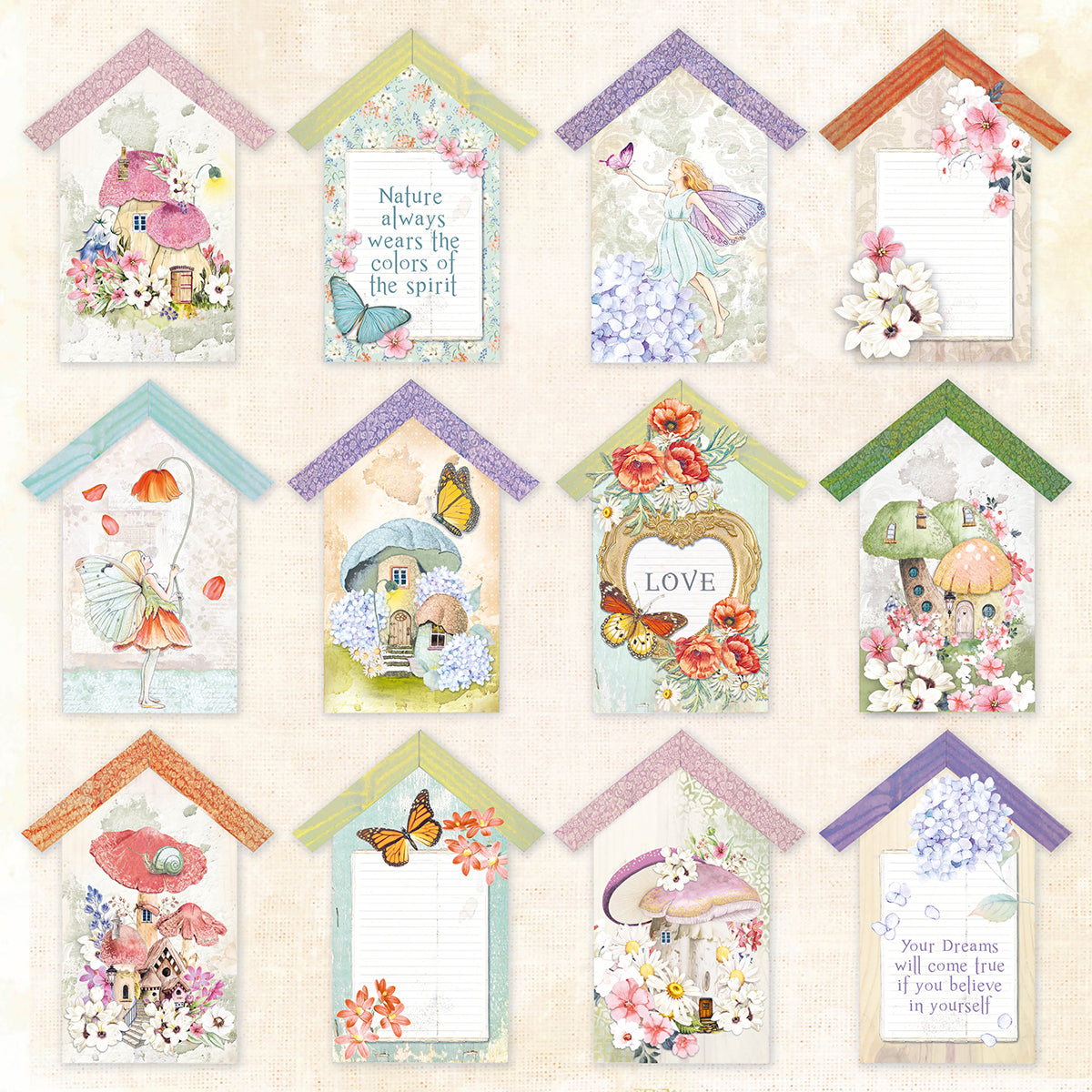 Ciao Bella Enchanted Land Patterns Pad 12