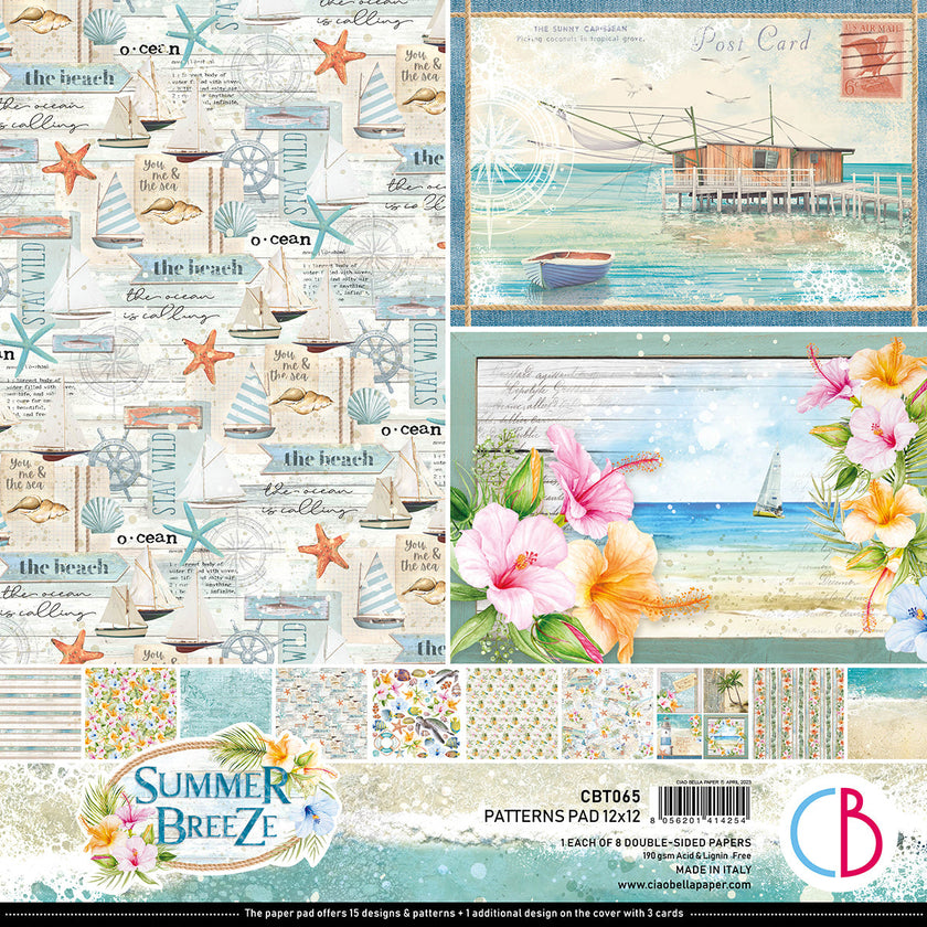 Ciao Bella Summer Breeze Patterns Pad 12