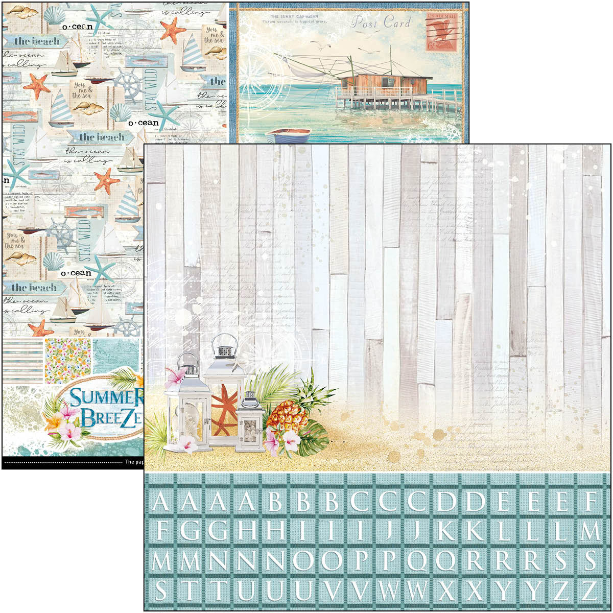 Ciao Bella Summer Breeze Patterns Pad 12